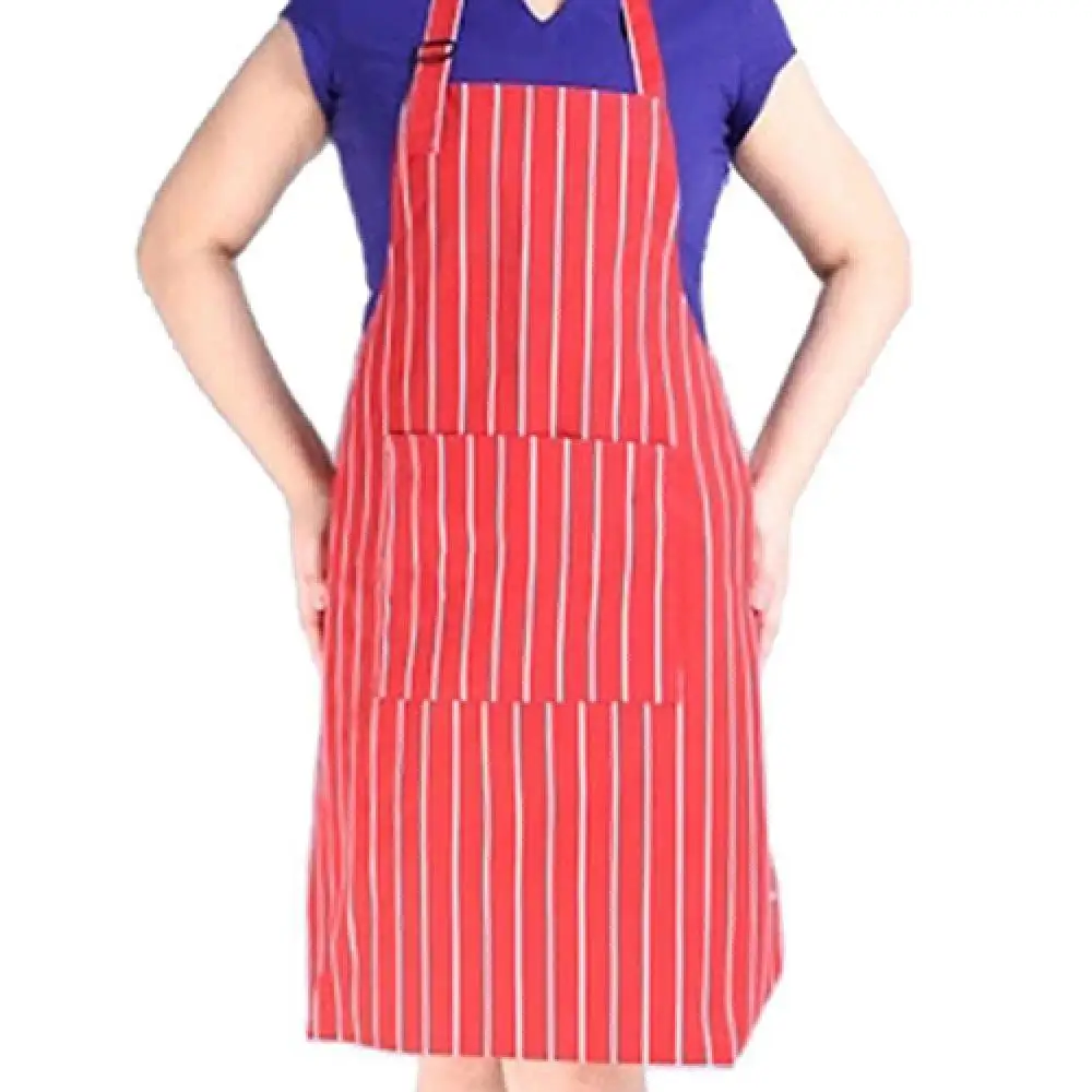 Kitchen Men Cooking Chef Kitchen Restaurant Bib Apron Dress with 2 Pockets Gift for Women Baking