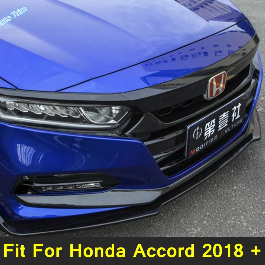 

Lapetus Exterior Parts Front Head Fog Lights / Bumper Bottom Protection Kit Cover Trim 3 Pcs For Honda Accord 2018 - 2020 ABS