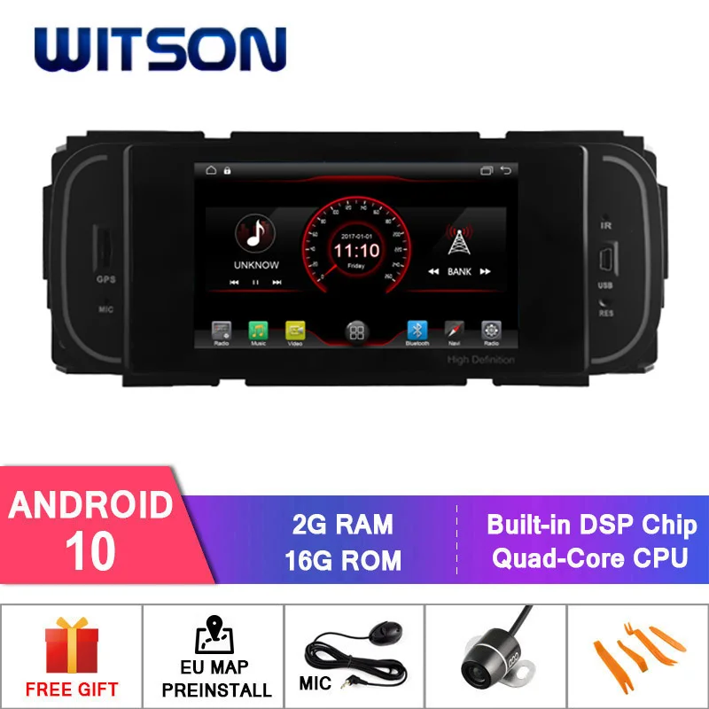 WITSON Android 10 car dvd player For For CHRYSLER GRAND VOYAGER Built-in OBD Function Mirror Link for Android Mobile+iPhone