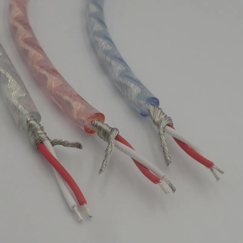 

Transparent 2 core Microphone Cable High-fidelity Shielded Oxygen-Free Copper Mic XLR Wire