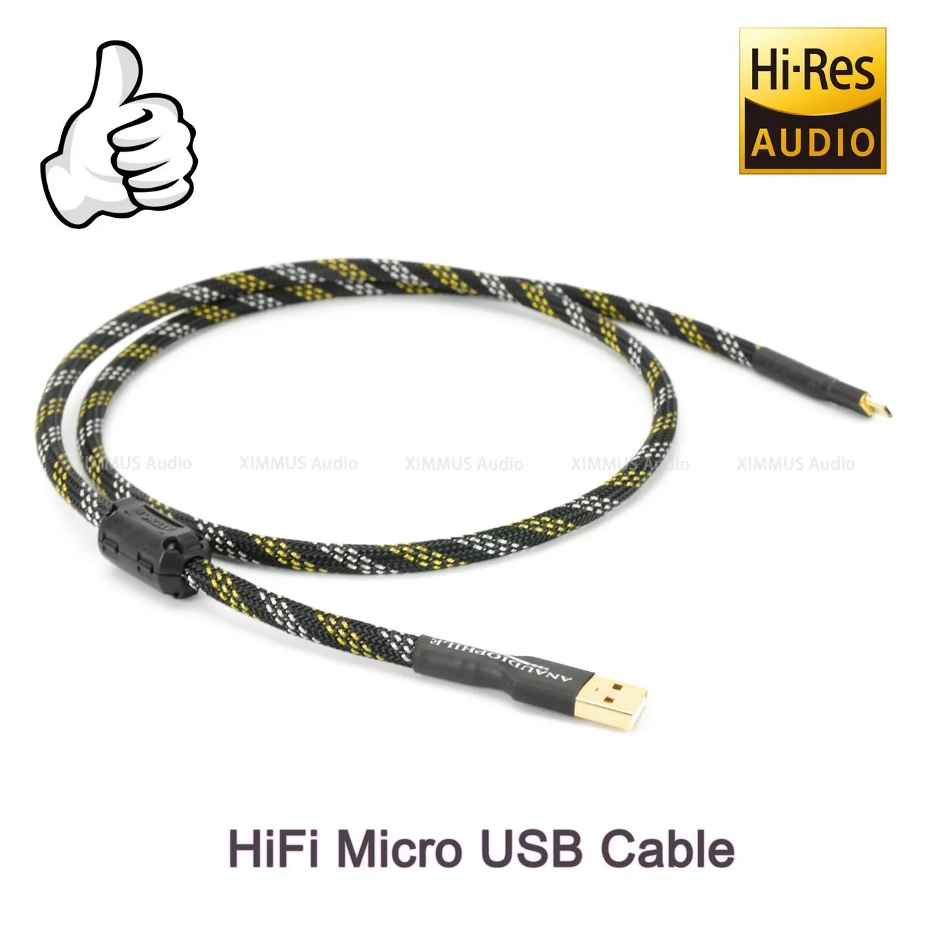 Proferssional Micro USB Cable For PC-HiFi DAC Mobile Phone USB Type A To Micro Data Audio Cable