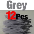 12Pcs Grey
