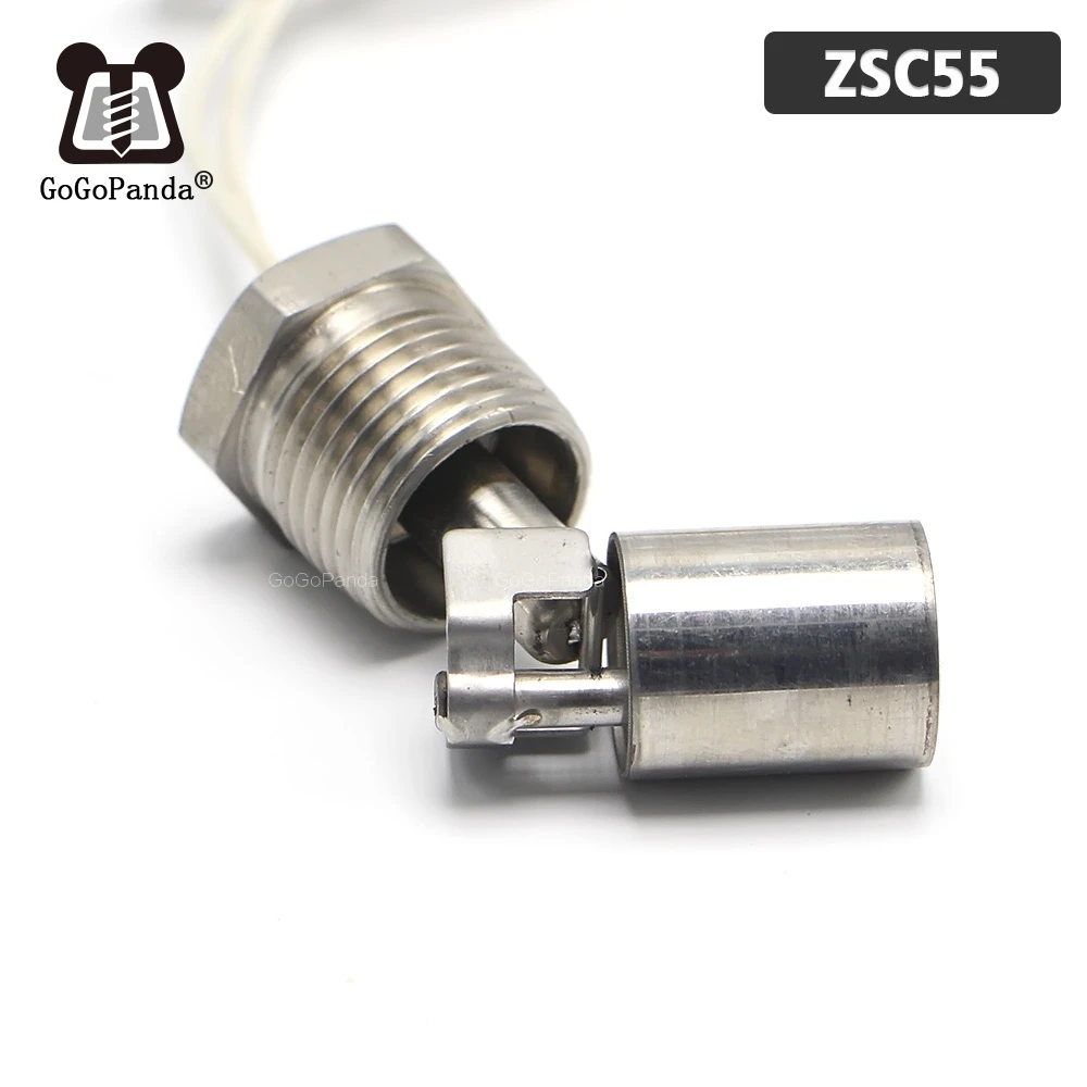 Free Shipping 1PC ZSC55 Liquid Water Level Sensor Smallest Side Mount Float Switch Safe 220V