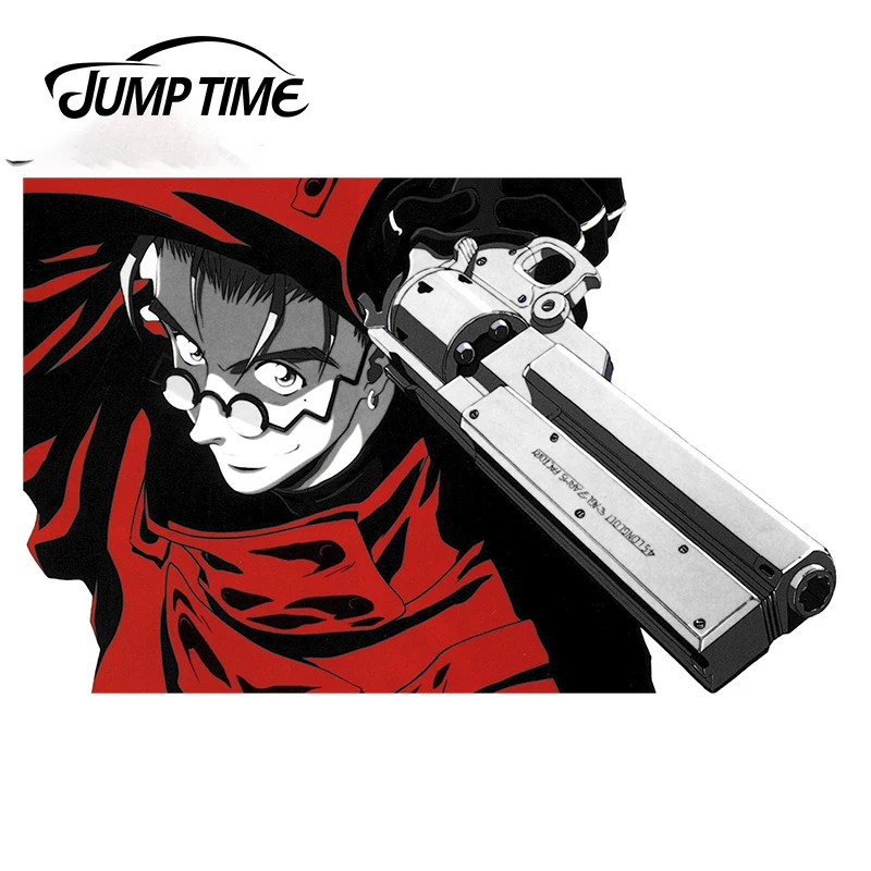 Автомобильная виниловая наклейка JumpTime 13x8,1 см, креативная виниловая наклейка на окна, доску для серфинга, водонепроницаемая наклейка на окклюзию, царапины