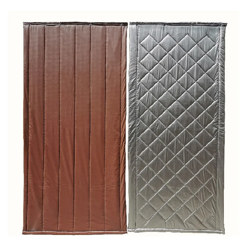 Punch-free Thicken Heat Preservation Sound Insulation PU Leather Cotton Door Curtain Windproof Waterproof Winter Door Curtain