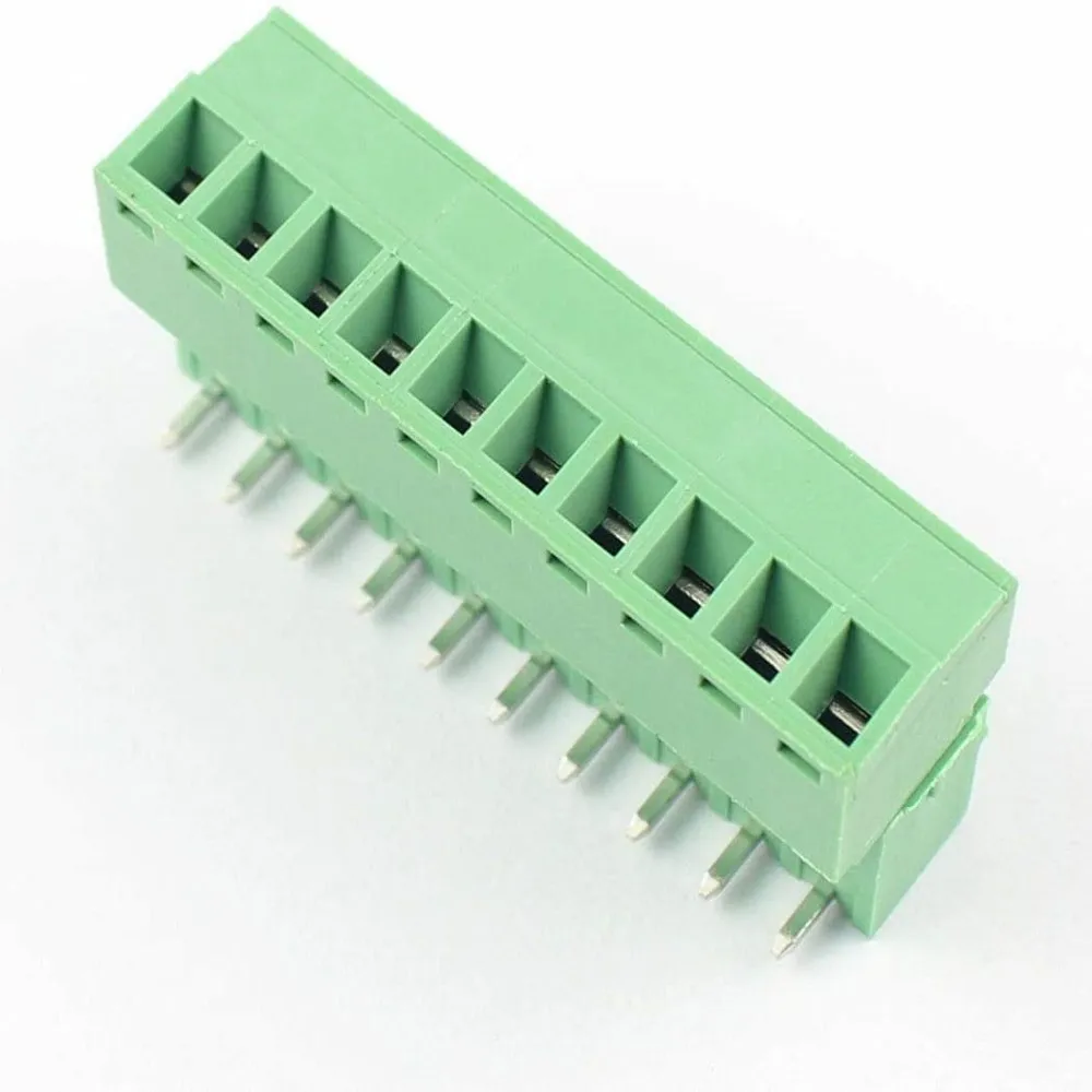 100PCS 15EDG 3,81mm KF2EDG PCB Schraube Terminal Block Stecker 3,81 MM Pitch Header Buchse 2/3/4/5/6/7/8/9/10/12P – Detail 12