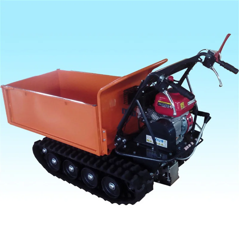 

Mini Crawler Dumper Carriage Truck Small Tracked Trolley Transporter Cart Dump Truck Tipper