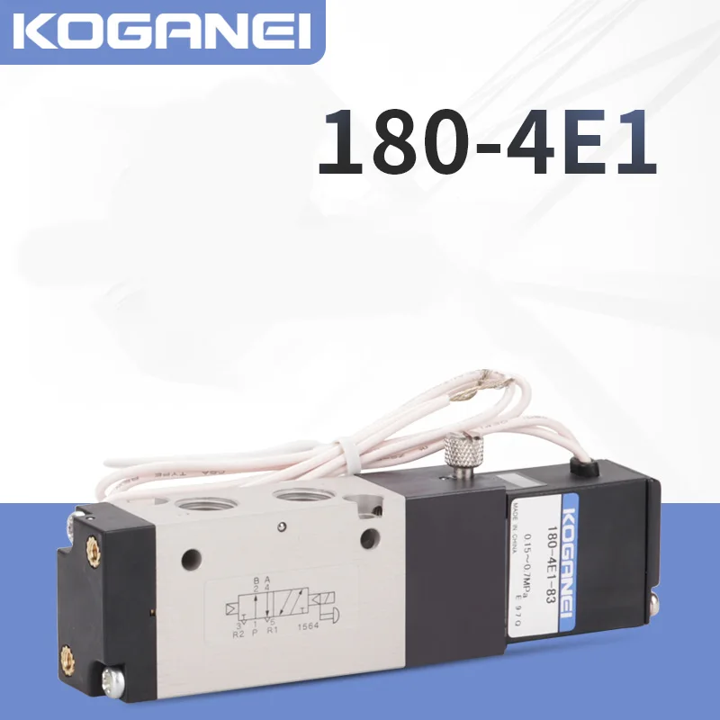 

Двухпозиционный пятиходовой пилотный электромагнитный клапан 180 110-4E1-PSL 110-4E1-PLL 110-4E2-PSL 110-4E2-PLL 110-4E1-83