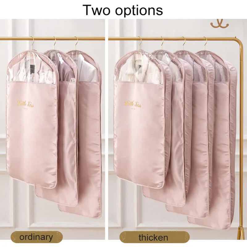 Dustproof Cover For Clothes Couvre Veste Garment Protector Suit Coat Dust Cover Bag Foldable Transparent Hanging Organizer