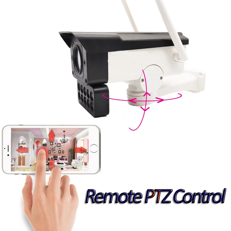 5MP Bullet Outdoor 30X Zoom Wifi Ptz Camera Poe Netwerk Camera Ip Cctv Video Camera H.265 Menselijk Tracking, rtsp Tf Card