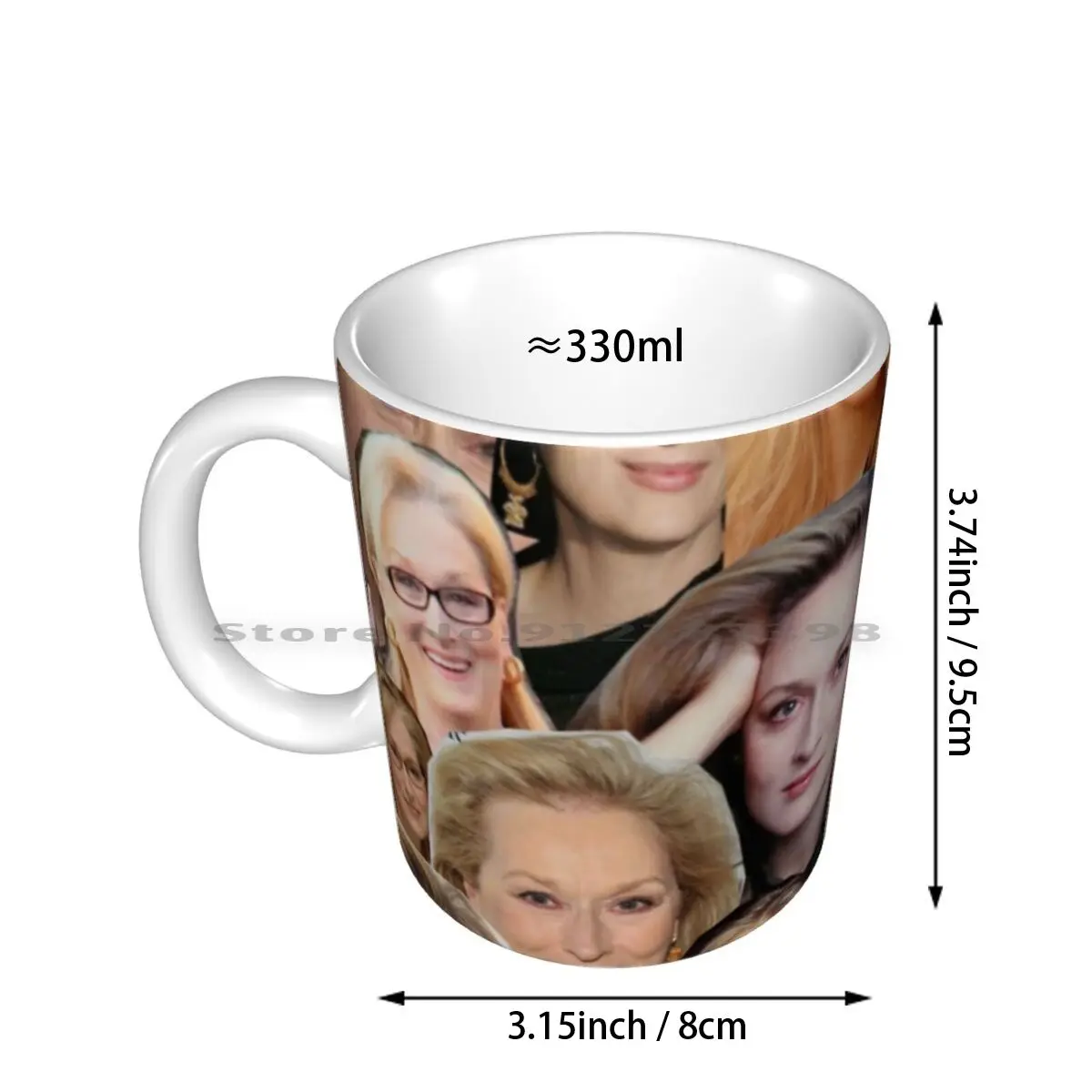 Streep Tease Ceramic Mugs Coffee Cups Milk Tea Mug Meryl Streep Rhys Nicholson Phone Creative Trending Vintage Gift Bottle Cup