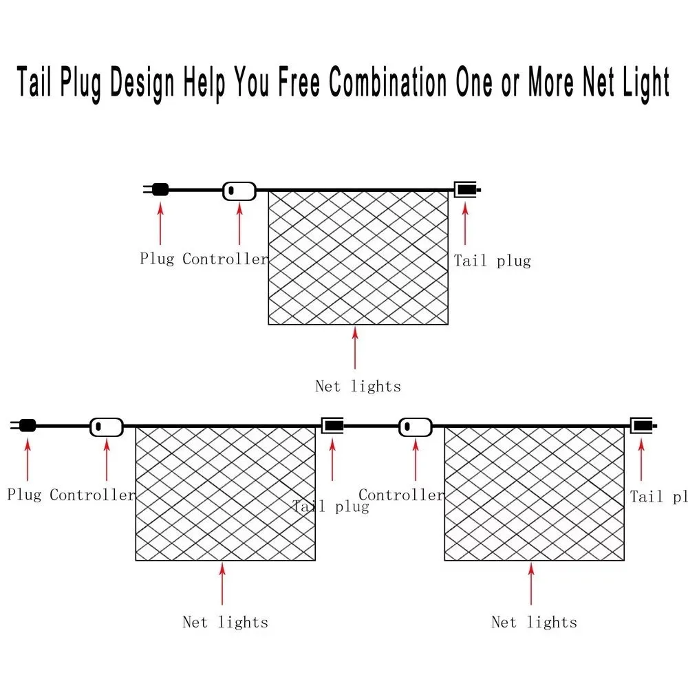 1,5x1,5 M 3x2M 6x4M LED Net Mesh Fee String Licht Girlande Fenster vorhang Weihnachten Fee Licht Hochzeit Party Urlaub Licht