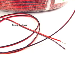 10 Meters 18/20/22/24/26 Gauge AWG Electrical Wire Tinned Copper Insulated PVC Extension LED Strip Cable Red Black