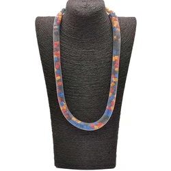 UKEBAY New Multicolor Design Choker Necklaces Women Luxury Jewelry Rubber Pendant Necklace Bohemia Sweater Chain Party Jewellery