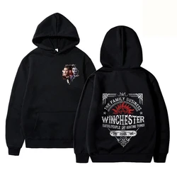 Supernatural Winchester Bros Sam Dean Hoodies Men Women Hooded Pullover Sweatershirt Student Hip Hop Hoddie Sweatshirts