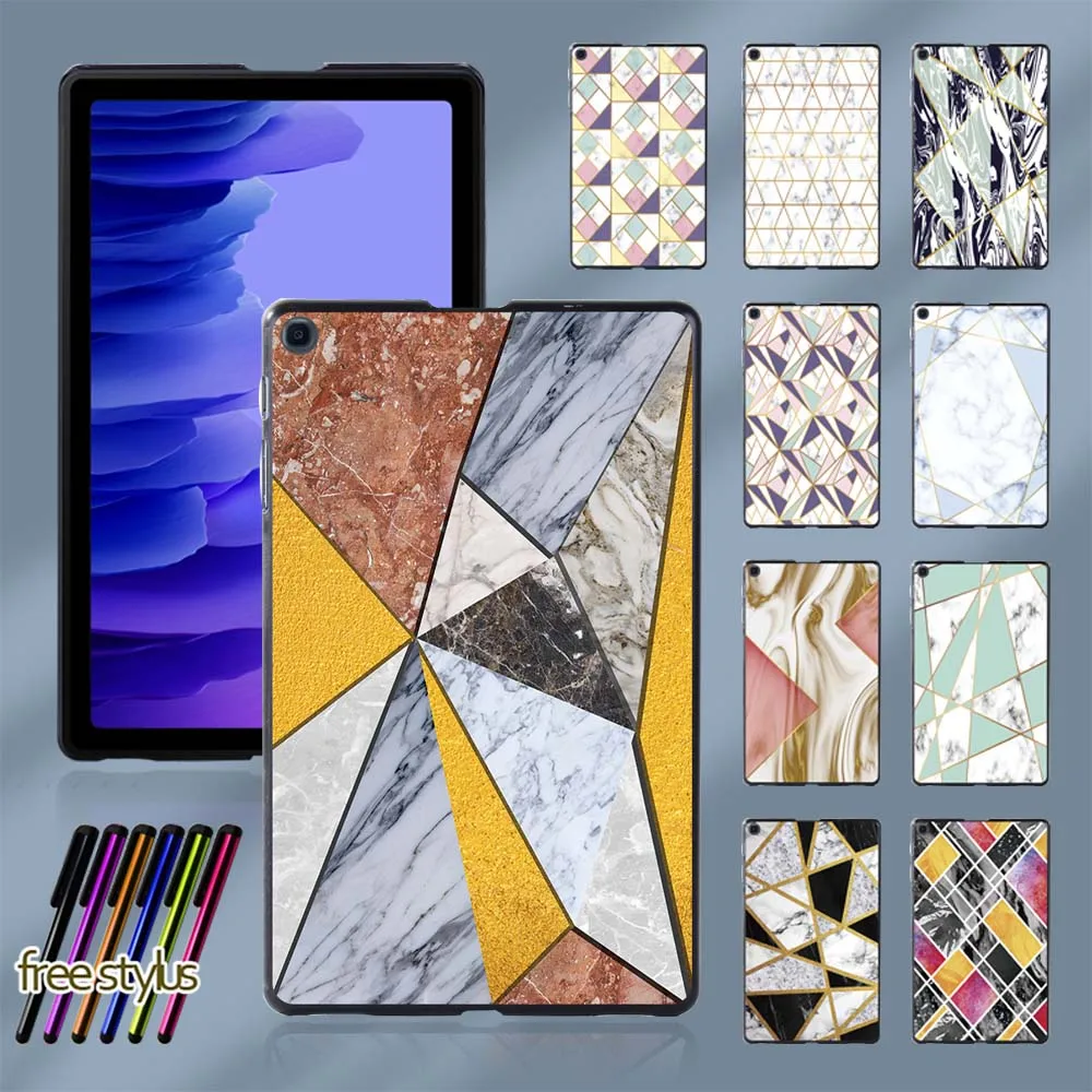 

Geometry Series Hard Shell for Samsung Galaxy Tab A7 10.4" T500 T505 Tablet Durable Protective Shell Case + Stylus