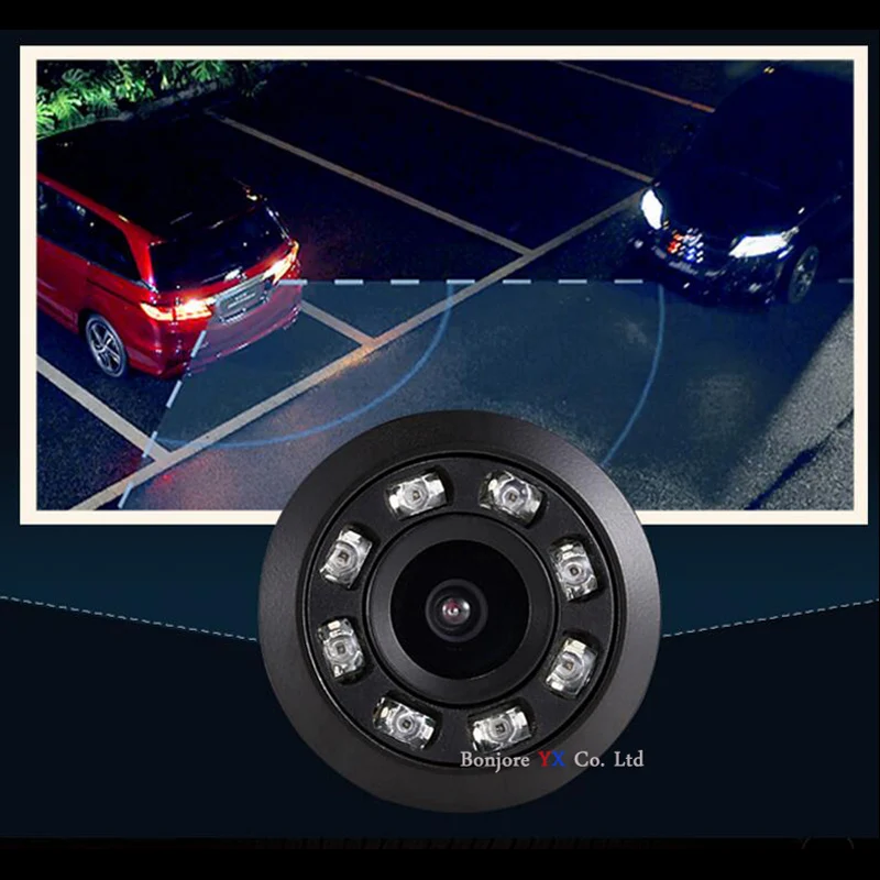 Koorinwoo CCD Video System Switch Car Rear view Camera / Front Camera IR LED Reverse Vehicle Camera Security Car Accossories 12V