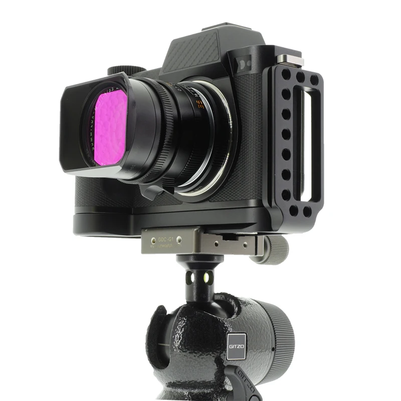 PEIPRO SL2 L-لوحة الطيران سبائك الألومنيوم الإفراج السريع L-لوحة قوس كاميرا اليد قبضة ل كاميرا لايكا SL2