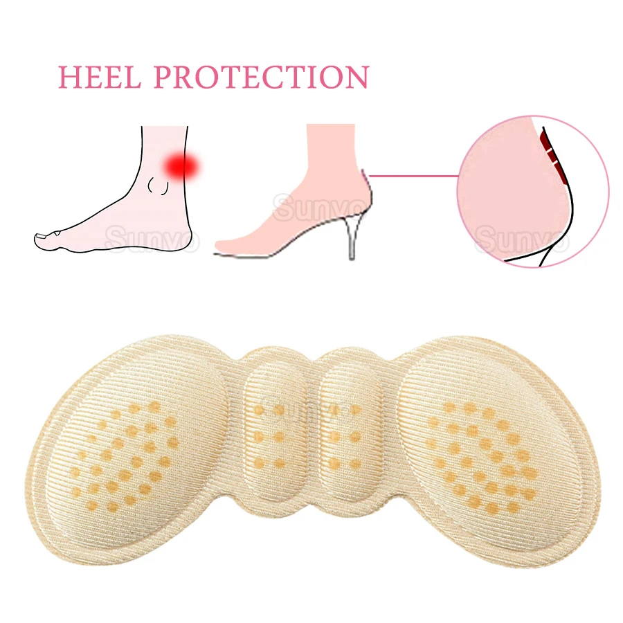 Women Insoles for Shoes High Heel Pad Adjust Size Adhesive Heels Pads Liner Grips Protector Sticker Pain Relief Foot Care Insert