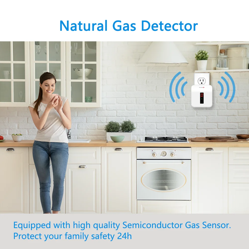 Y401 LPG Natural Gas Sniffer Detector Alarm Leakage Propane Monitor for LNG Methane with Digital Display Voice Warming