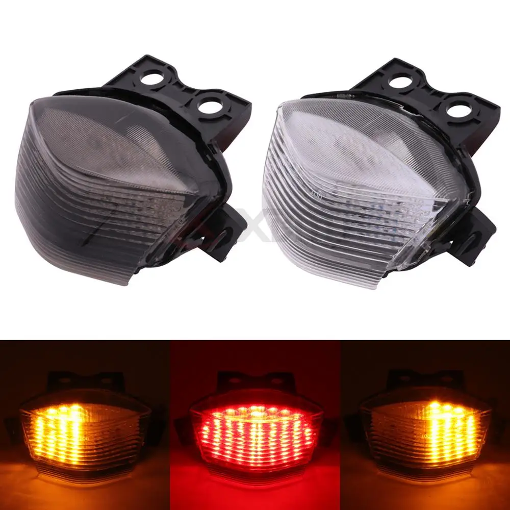 

Motorcycle Rear Tail Light Brake Turn Signals Integrated LED Light For Kawasaki Ninja 650R ZX650 ZR6F 2006 2007 2008