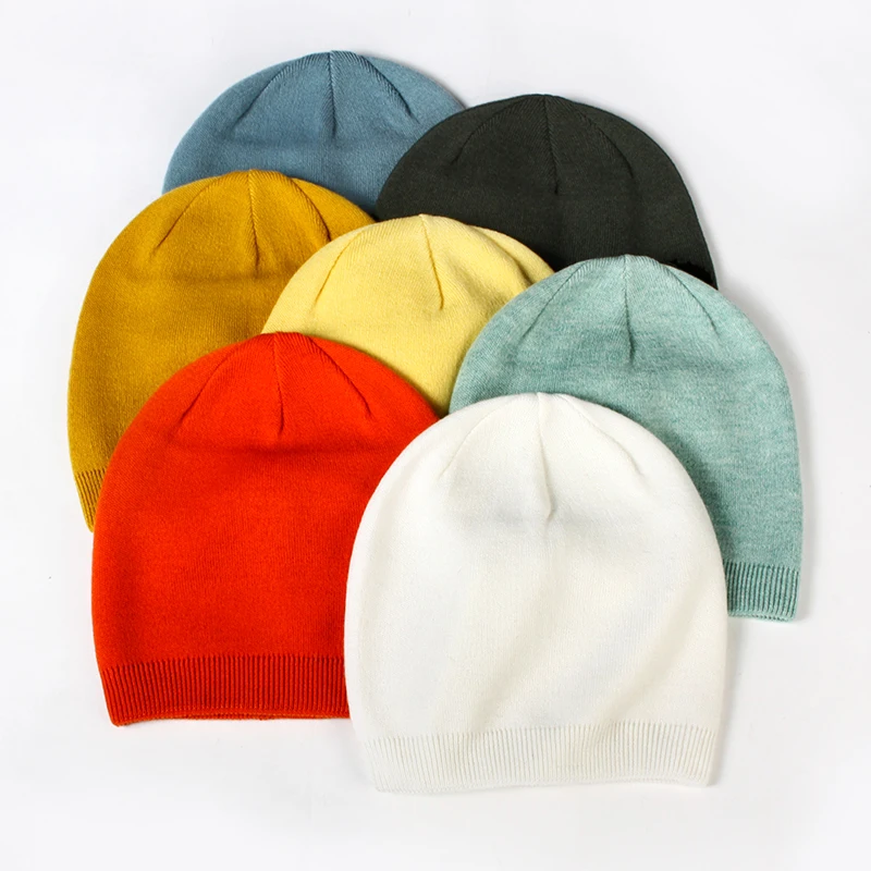 Beliebte Unsex Herbst-Winter-Mütze für Frauen, solide helle Farbe, weiche Wollmützen, am besten abgestimmte Skimütze für Männer, warmes Skullies-Geschenk – Detail 11