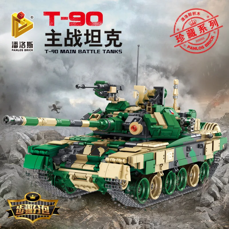 

Russia Military Tank Technical 1000 PCS Building Blocks World WW2 War 1 2 Ii Army Creative Bricks Compatible