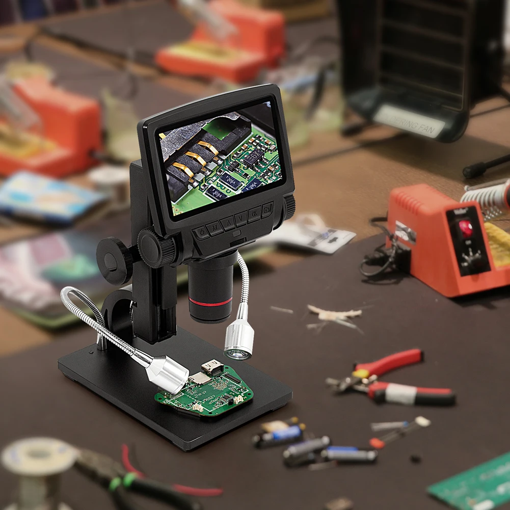 Andonstar USB Digital Microscope ADSM301 HDMI/AV Long Object Distance Digital Microscope for Phone Watch Repair Soldering Tool