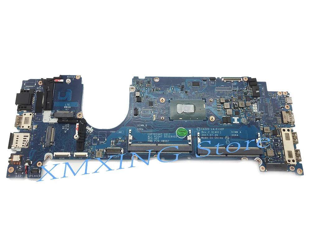 FULCOL For DELL Latitude 7480 E7480 Laptop Motherboard I5-6300U LA-E132P CN-0YF9VM 0YF9VM YF9VM Tested 100% work