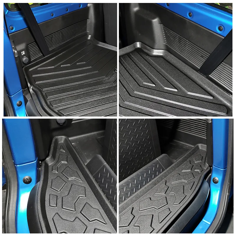 Automotive Interior All-Weather Cargo Liners Car Boot Lower Compartment TPE Trunk Frunk Mats For Jimny Suzuki 2019 2020 2021Year
