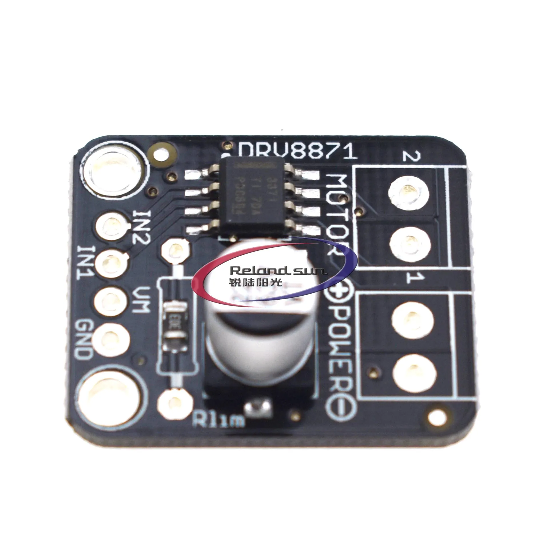 DRV8871 h-bridge DC brush motor driver circuit board for Arduino PWM control 3.6A maximum internal current mosfet module