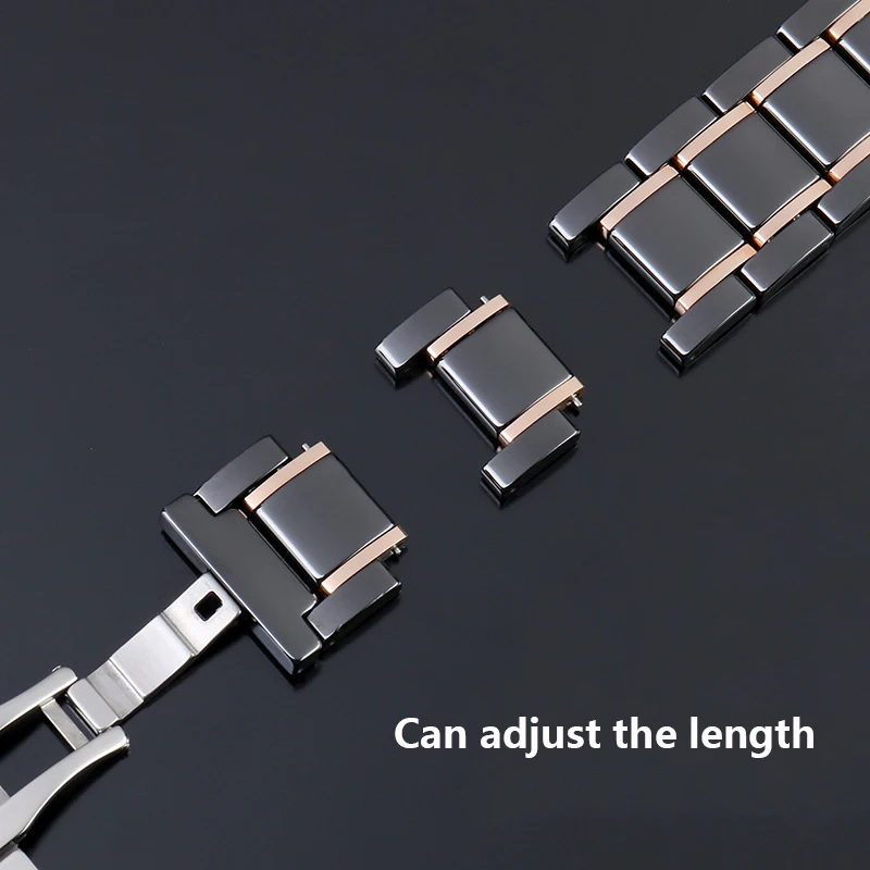 high quality 20mm 22mm ceramic watch band For Samsung Galaxy 42mm 46mm active 2 bracelet gear s3 frontier huawei GT watch 2  pro