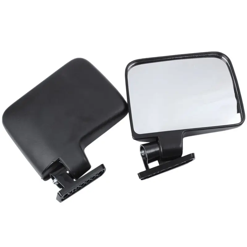 Golf Cart Mirrors - Universal Folding Side View Mirror For Golf Carts Club Car, Ezgo, Yamaha, Star, Zone Carts