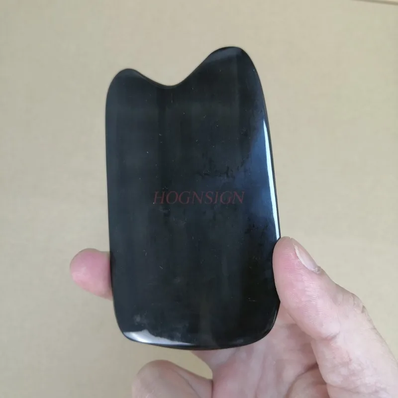 guasha horn Natural Ox Horns Scrapping Massage Plate Board Back Face Body Slimming Beauty Massage gua sha tools Gua Sha Massager