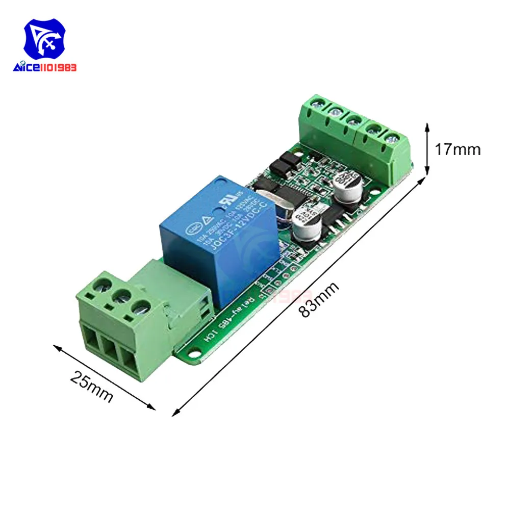 Diymore Modbus RTU 1 قناة 12 فولت التتابع الناتج لوحة تركيبية التبديل المدخلات RS485 / TTL وحدة اتصالات #6