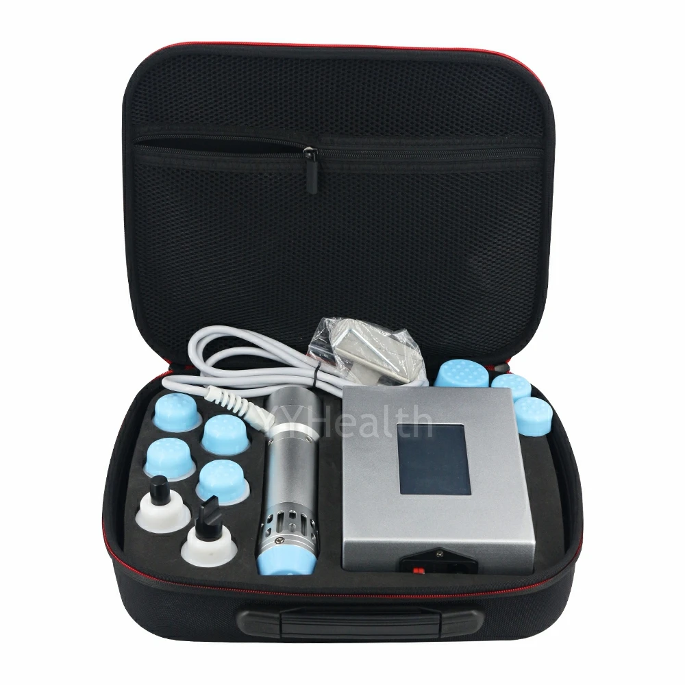 Máquina portátil de terapia de ondas de choque para masaje, tratamiento de ondas ED para aliviar el dolor muscular de hombros, masajeador para tratamiento de salud