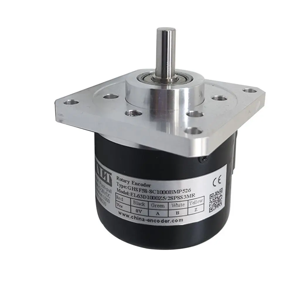 codificador rotativo el63d1000z5 28p8s3mr substituicao push pull 2500ppr flange encoder incremental optico 360 600 1000 1024 01