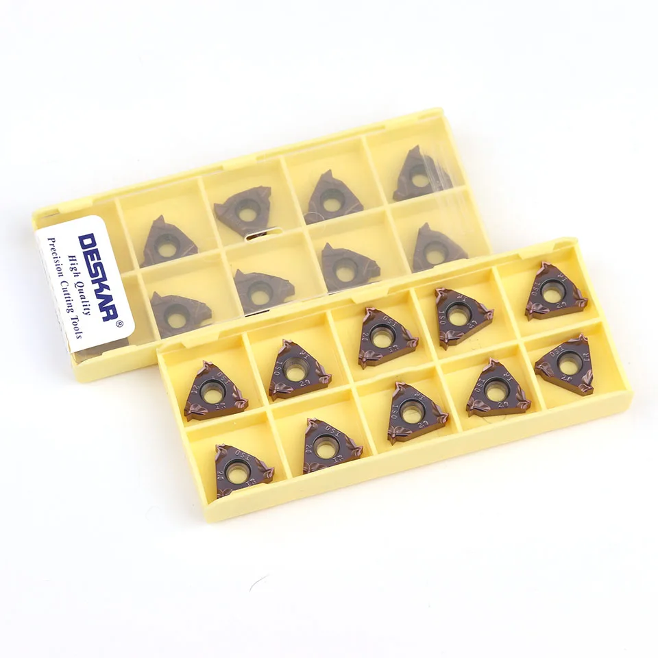 DESKAR100 % 16ERM 16IRM 1.0ISO 1.5ISO 2.0ISO 2.5ISO 3.0ISO LF6018 inserto in metallo duro inserto per tornio CNC per acciaio inossidabile