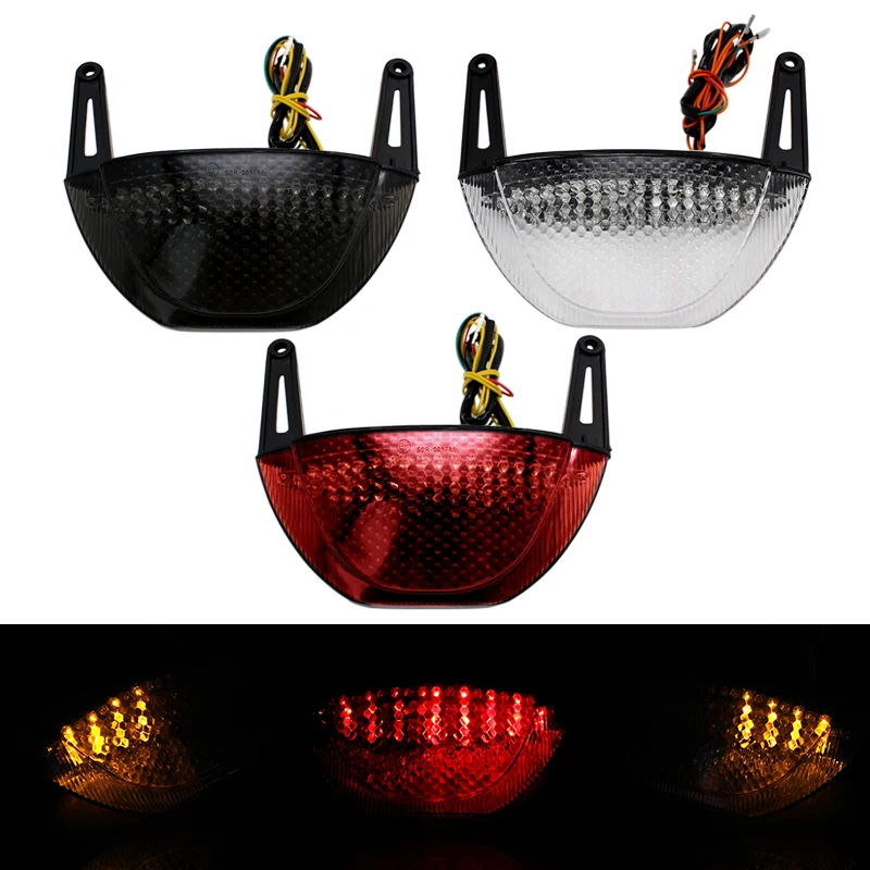 Motorcycle Rear LED Tail Light Brake Turn Signals Integrated For  Honda CBR600RR CBR 600 RR