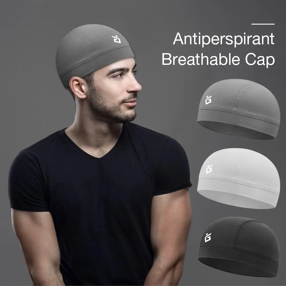 Quick-Dry Cap For Men Cool Beanie Hip-Hop Breathable Summer Cycling Ice Anti-UV Head Helmet Sailor Sports Running Women's Hat