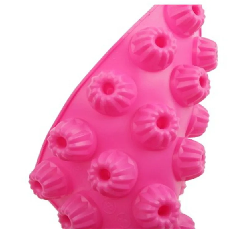 20cup 30*20cm Savarin(Dia 4cm) Silicone Cake Mold Mini Cake Pan Pudding Chocolate Mold Muffin Mould DIY Baking Tools