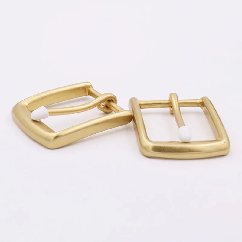 High quality Solid brass pin buckle Men\'s Belt Buckles DIY Leather Craft Supply for 3.8cm-3.9cm Wide Belt accessories 40mm