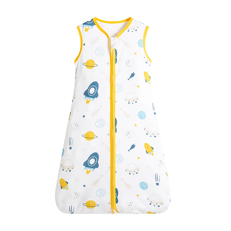 Baby-Schlafsack für Neugeborene, tragbare Decke, 0,5 Tog, Sommer, 100 % Baumwolle, bedruckt, Weste, Schlafsack, Baby, Jungen, Mädchen, 0–3 Jahre