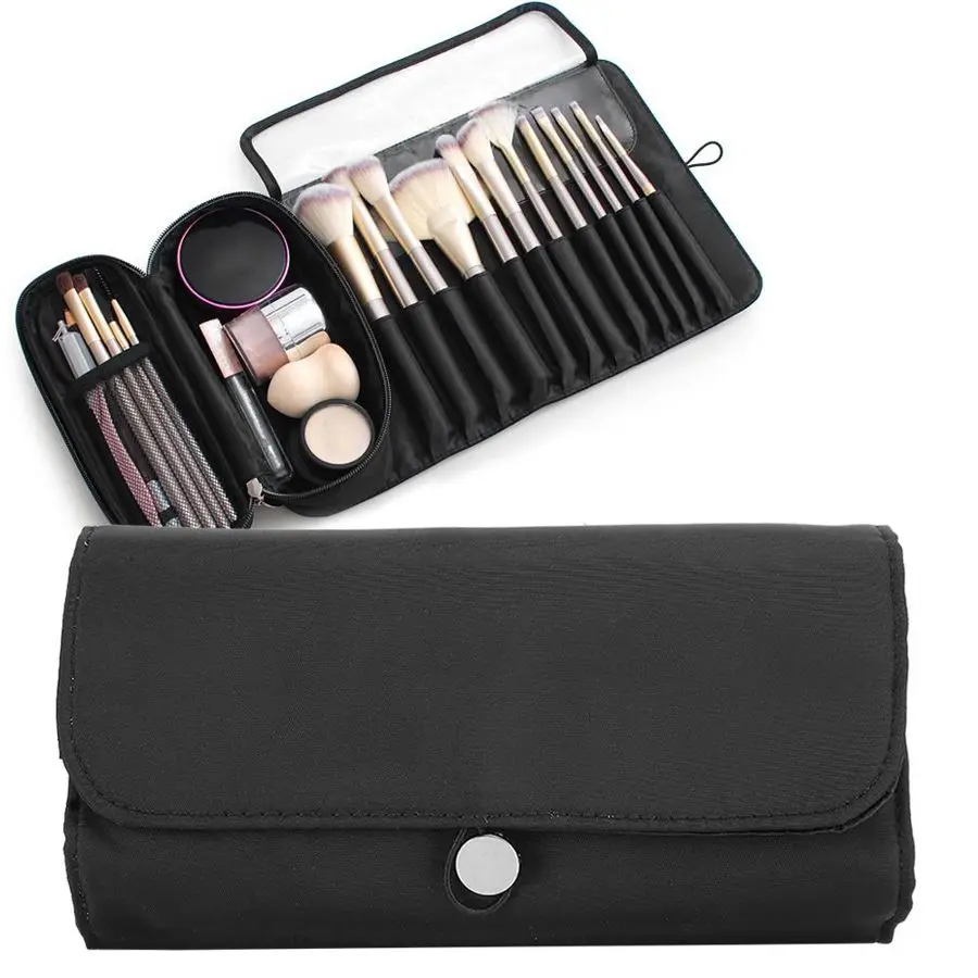 

Make up Brushes Tool Supply Container Case Portable Folding Cosmetic Storage Bag Makeup Brush Lip Stick Cream Organizer