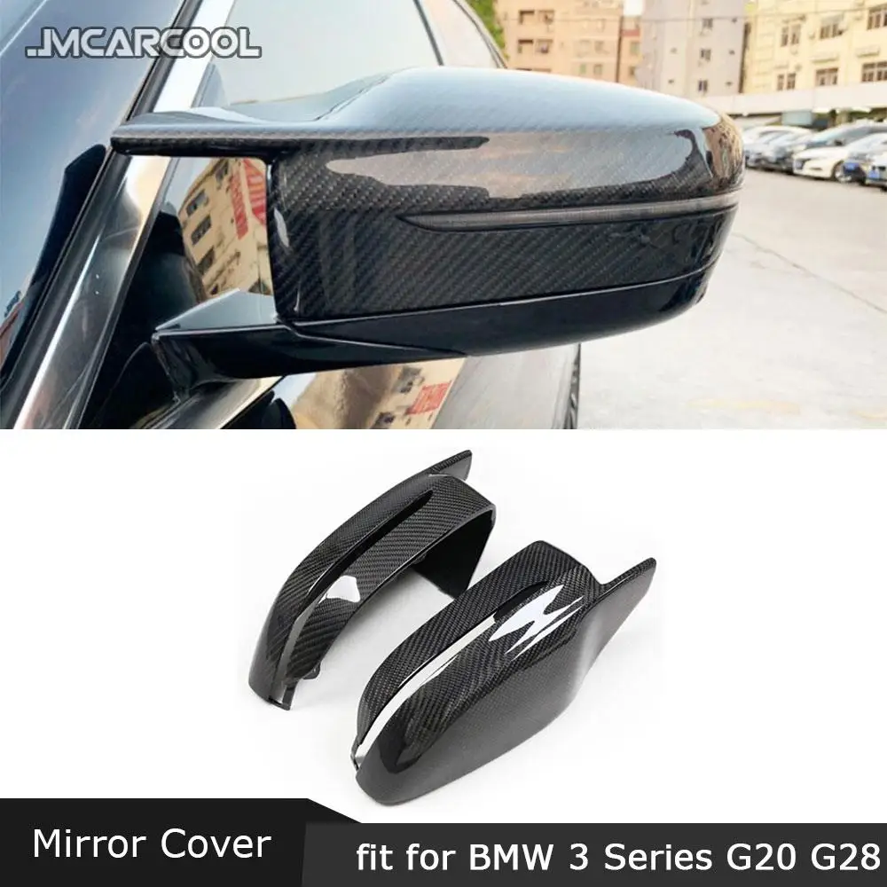 For BMW 3 5 6 7 8 Series G11 G12 G14 G15 G16 G20 G21 G30 G31 2020 UP M style Carbon Fiber Material Rearview Mirror Cover