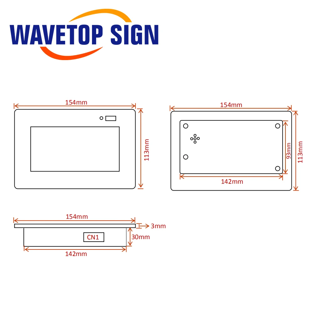 Imagem -03 - Trocen Awc7846 Substituir Awc708c Mais Ccd Co2 Laser Controlador Sistema para Gravação a Laser e Máquina de Corte Substituir Awc608c