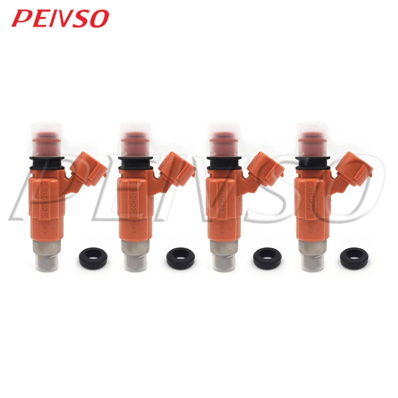 PEIVSO 4pcs CDH210 MD317108 68V-8A360-00-00 15710-65D00 Fuel Injector For Mitsubishi Tracker Mirage 2.0L 1.8L DF100 DF115 DF140