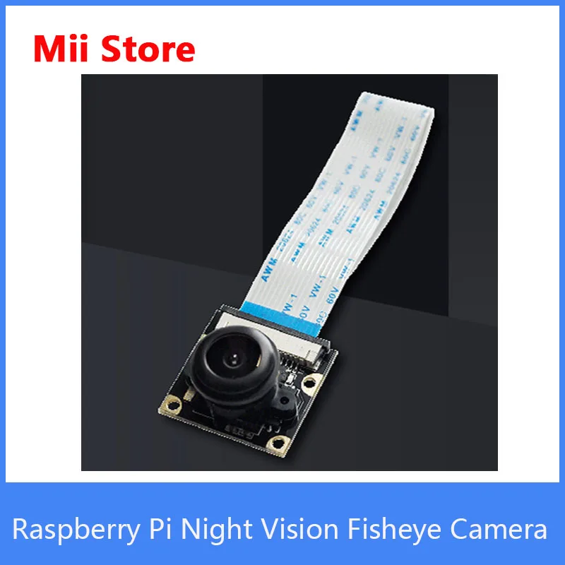 

Raspberry Pi Night Vision Fisheye Camera Wide Angle 5MP OV5647 Camera Suit for Raspberry Pi 3/2