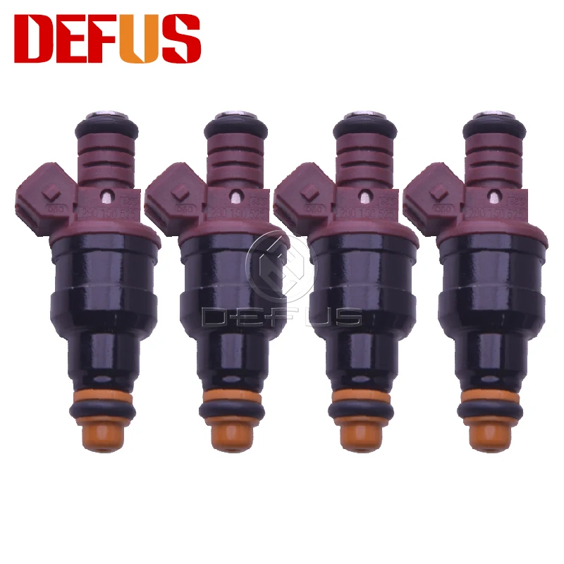 DEFUS 4x 0280150525 Fuel Injector Nozzle 1600cc 160lb CNG For Chrysler Dodge Fiat Ford Methane PANDA 1.2 1.6L 0280150846 New