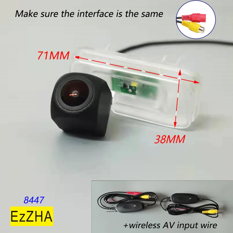 

Fisheye light HD Dynamic Trajectory Wireless Car Rear View Backup Parking Camera For Toyota Land Cruiser 200 LC200 2019 2020